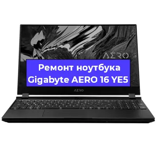 Чистка от пыли и замена термопасты на ноутбуке Gigabyte AERO 16 YE5 в Новосибирске